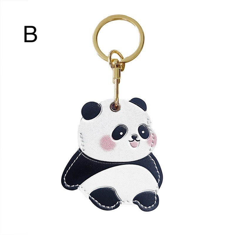 Cute Giant Panda PU Leather Charm - Panda Design