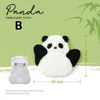 Embroidered Pins of Cute Panda ③ - Panda Design
