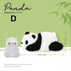 Embroidered Pins of Cute Panda ③ - Panda Design