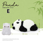 Embroidered Pins of Cute Panda ③ - Panda Design