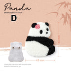 Embroidered Pins of Cute Panda ④ - Panda Design