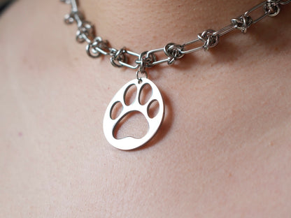Panda Heartfelt Paw Necklace - Panda Design