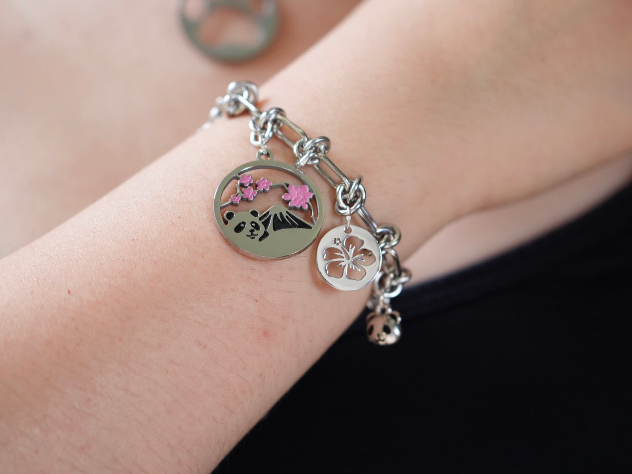 Lucky Mount Fuji Panda Bracelet - Panda Design