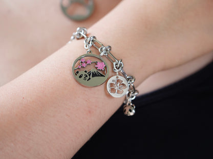 Lucky Mount Fuji Panda Bracelet - Panda Design
