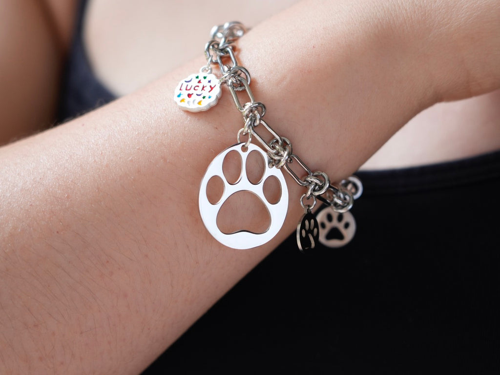 Lucky Panda Heartfelt Paw Bracelet - Panda Design