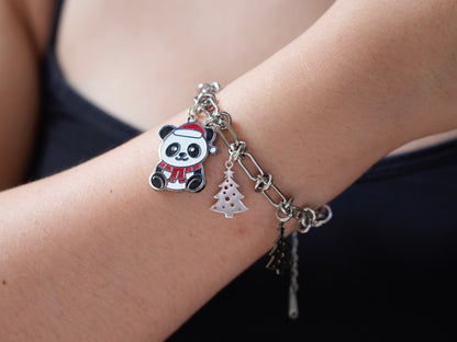 Lucky Christmas Panda Bracelet - Panda Design