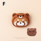 Embroidered Pins of a Cute Red Panda in a Hat - Panda Design