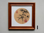 Zen Panda & Bamboo Ink Art Print - Panda Design