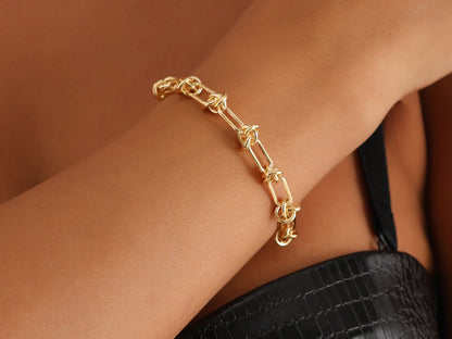 Knotted Necklace & Bracelet