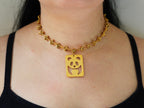 Running Panda Tag Necklace - Panda Design