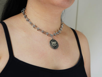 Panda & Phoenix Necklace - Panda Design