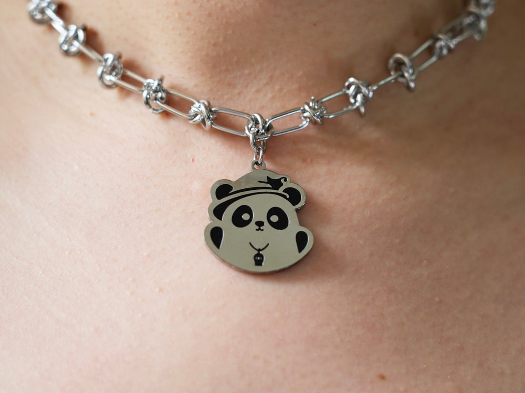 Little Devil Panda Necklace - Panda Design