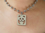 Running Panda Tag Necklace - Panda Design