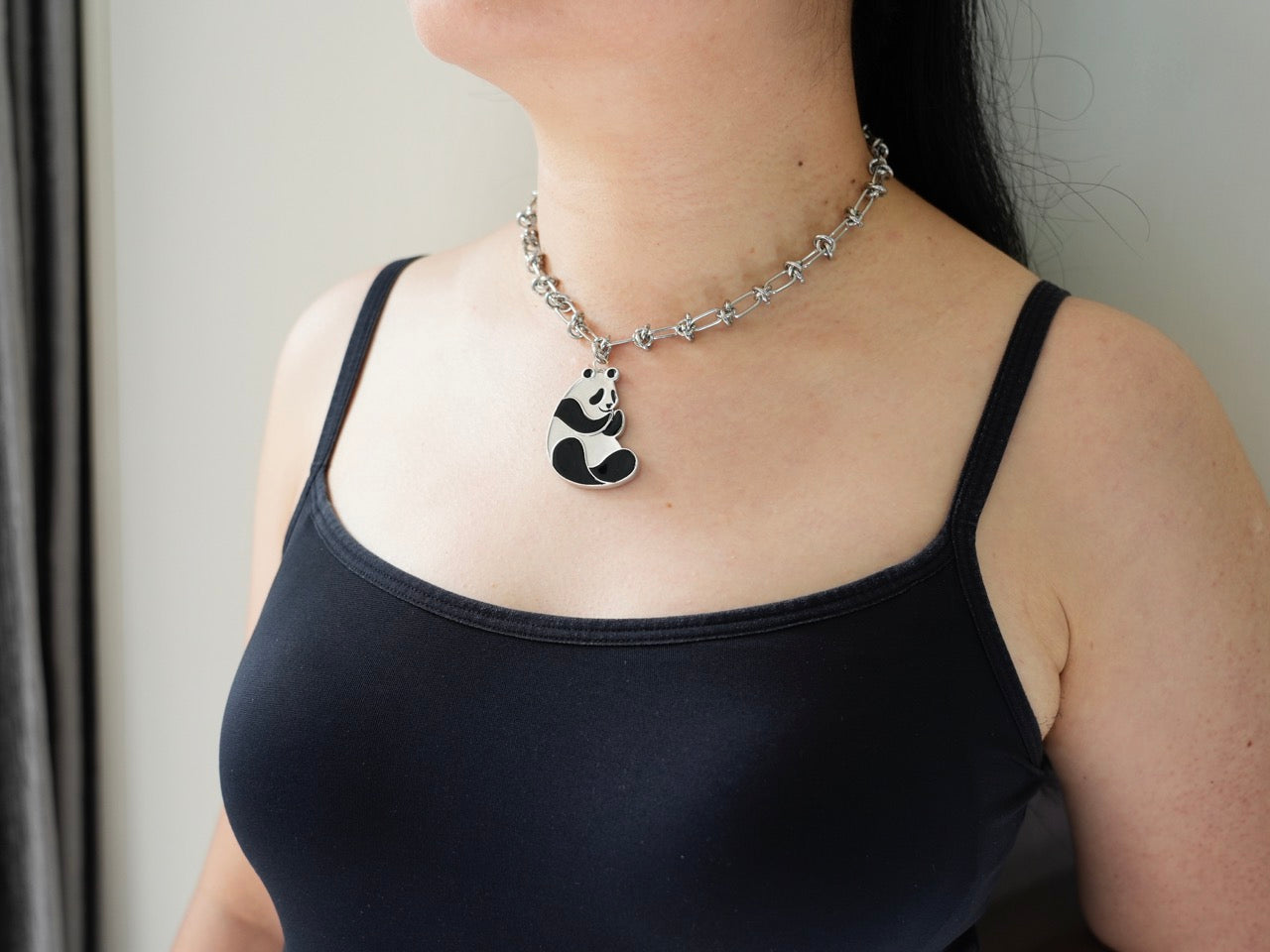 Fighting Panda Necklace - Panda Design