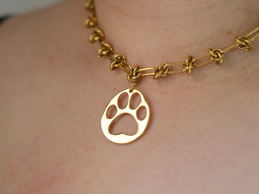 Panda Heartfelt Paw Necklace - Panda Design
