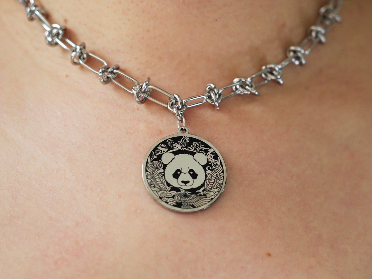 Panda & Phoenix Necklace - Panda Design