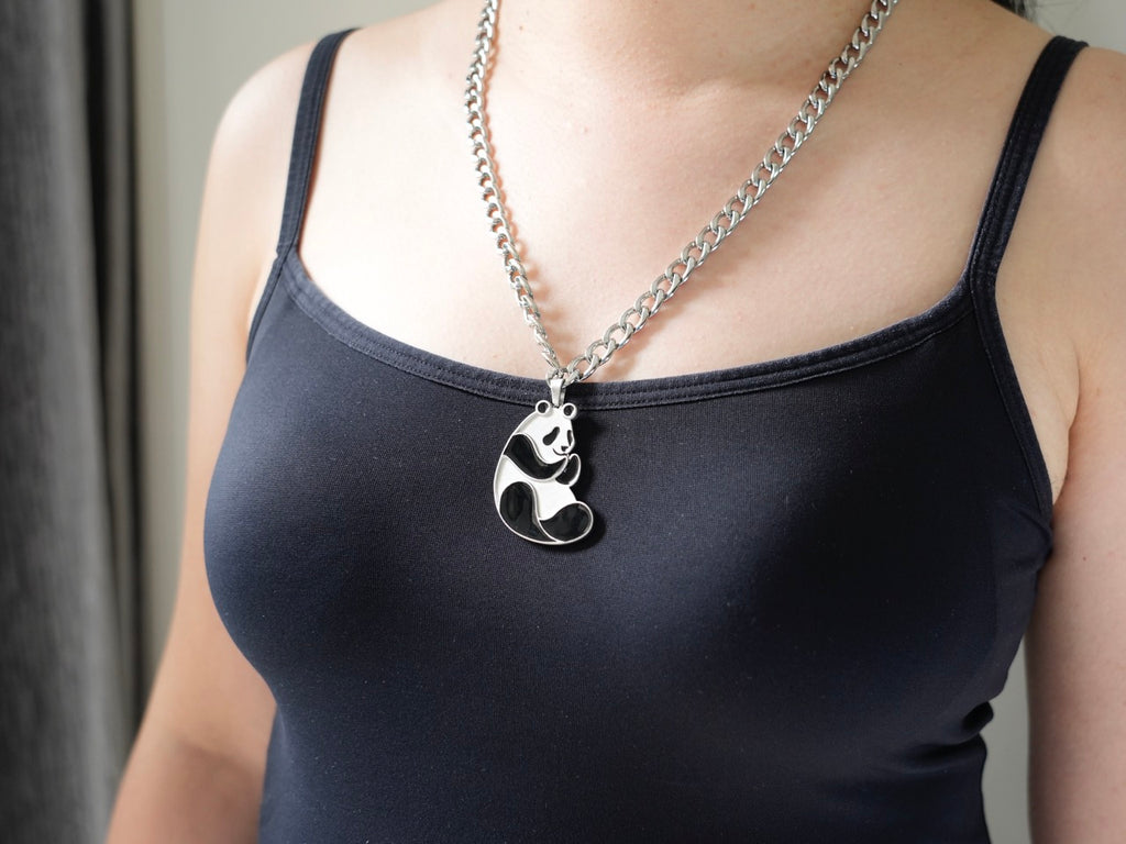 Fighting Panda Necklace - Panda Design