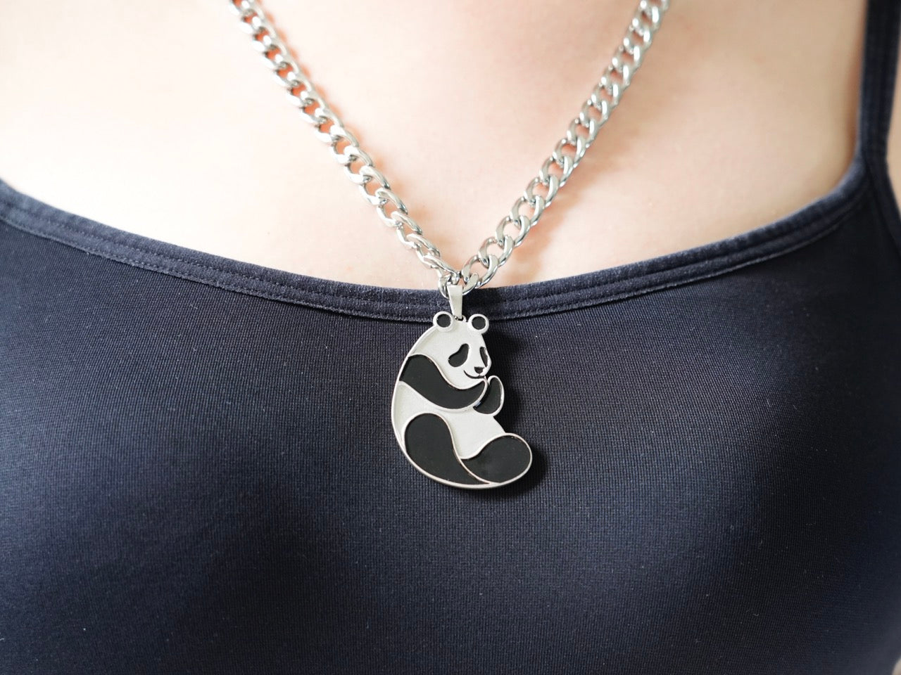 Fighting Panda Necklace - Panda Design