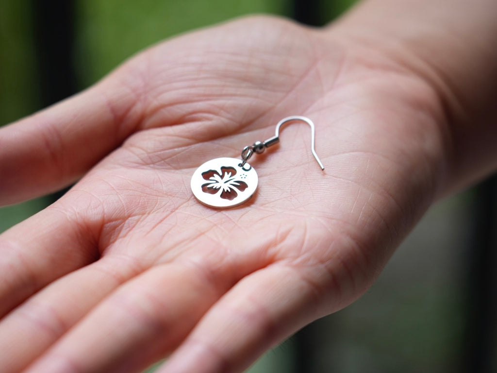 Sakura Cherry Blossom Panda Necklace and Earring Gift Set - Panda Design