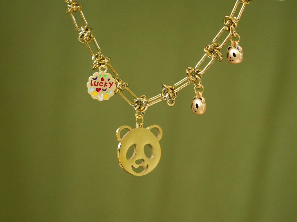 Lucky Smiling Panda Bracelet - Panda Design