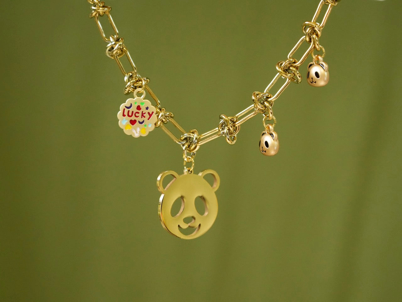 Lucky Smiling Panda Bracelet - Panda Design
