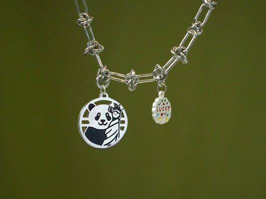 Lucky Panda & Statue of Liberty Bracelet