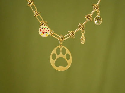 Lucky Panda Heartfelt Paw Bracelet - Panda Design