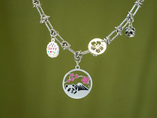 Lucky Mount Fuji Panda Bracelet